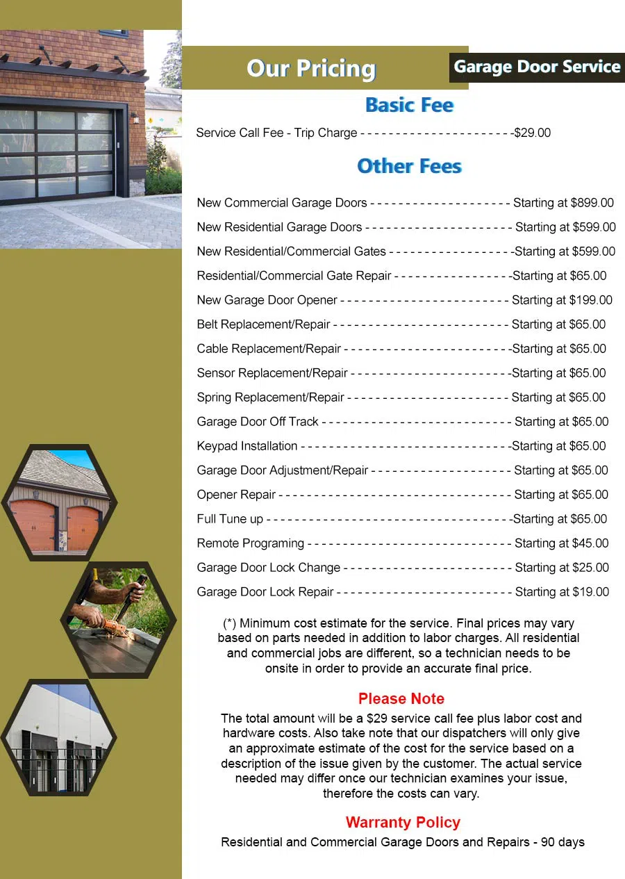 Security Garage Door Repairs Greenbelt, MD 301-960-9585